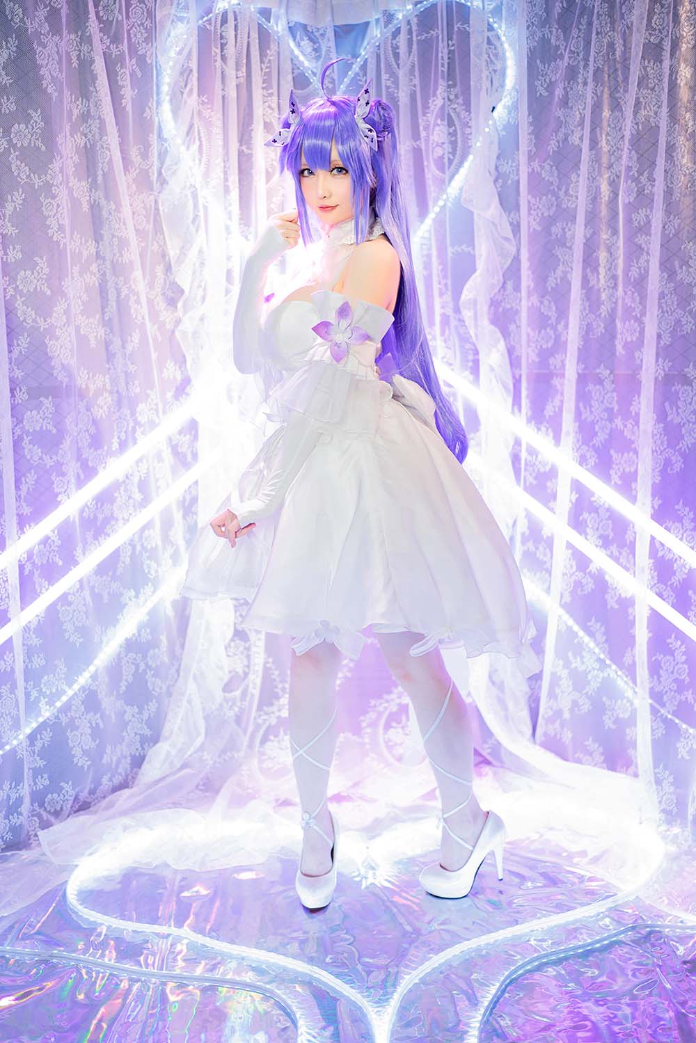星之迟迟 – 纯白と漆黑《独角兽》 Cosplay-第2张