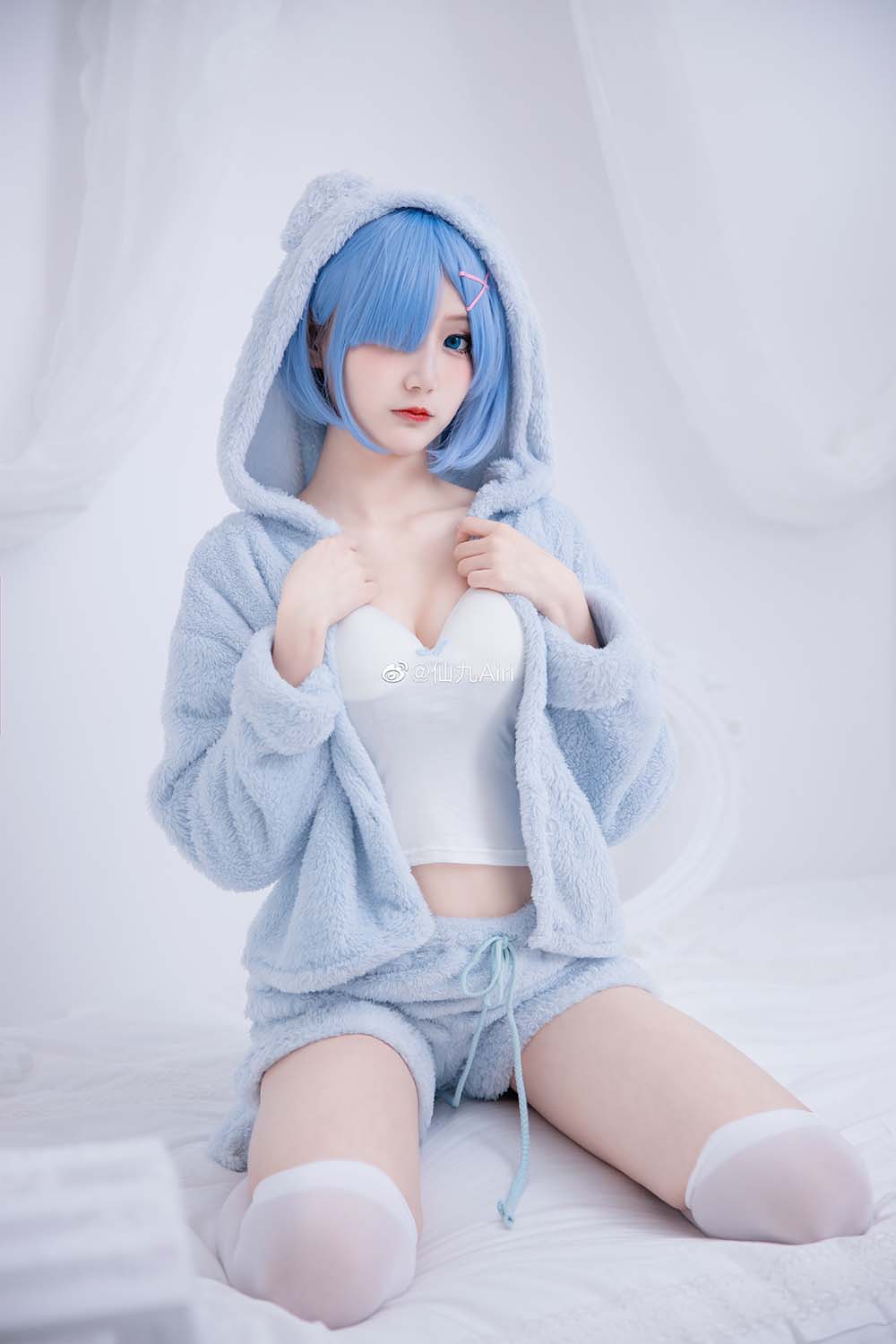 仙九Airi – 蕾姆 Cosplay-第1张