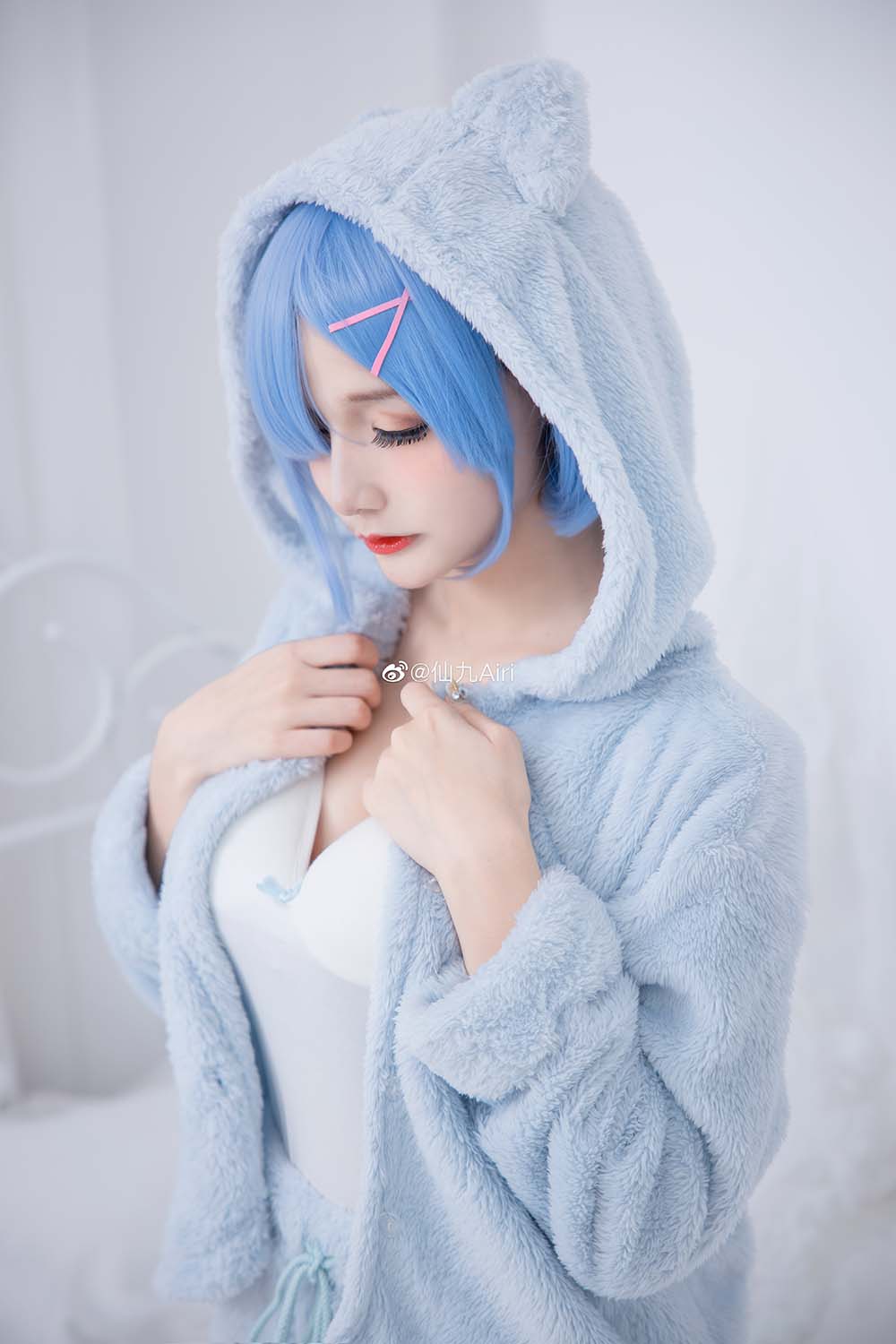 仙九Airi – 蕾姆 Cosplay-第2张