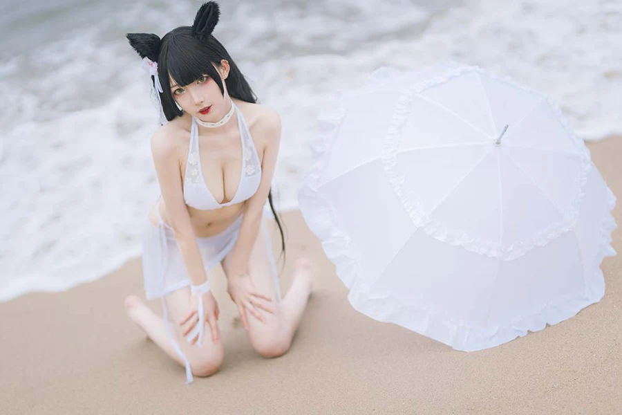 封疆疆v – 爱宕泳装 Cosplay-第2张