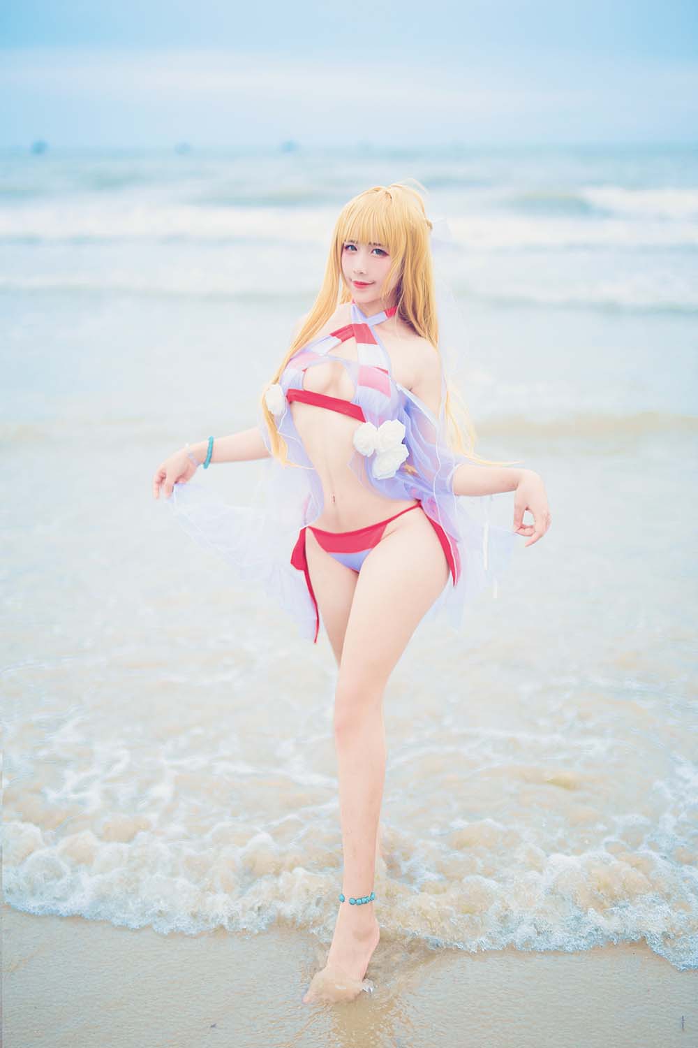 九曲Jean – 泳衣 Cosplay-第1张