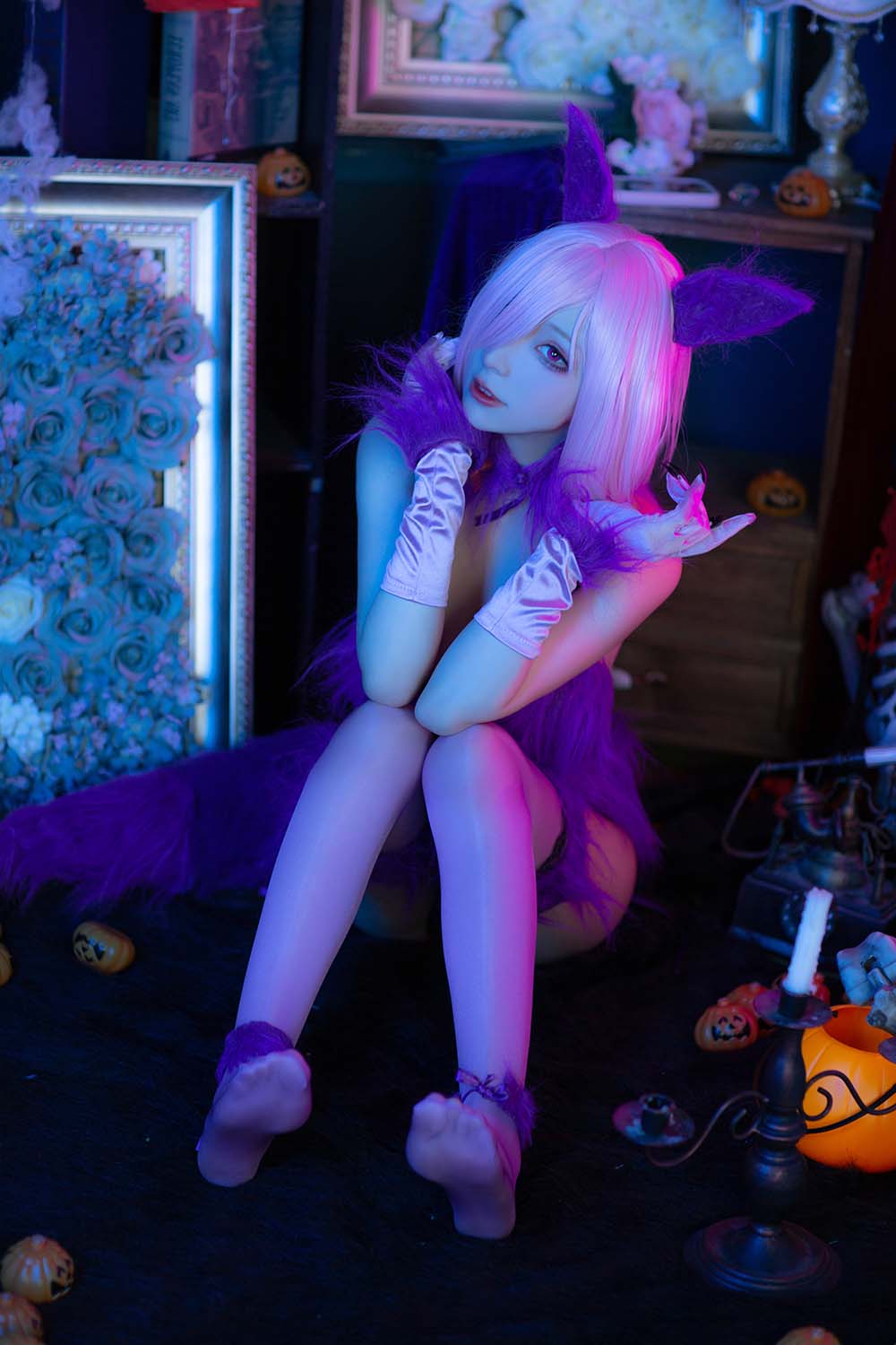 起司块wii – 万圣节玛修 Cosplay-第2张
