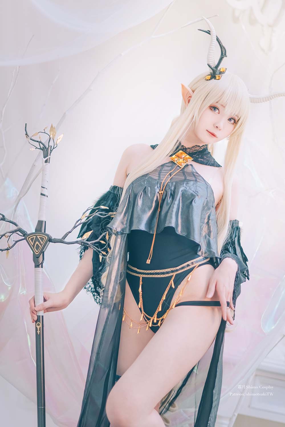 霜月shimo – 明日方舟 闪灵 Cosplay-第2张