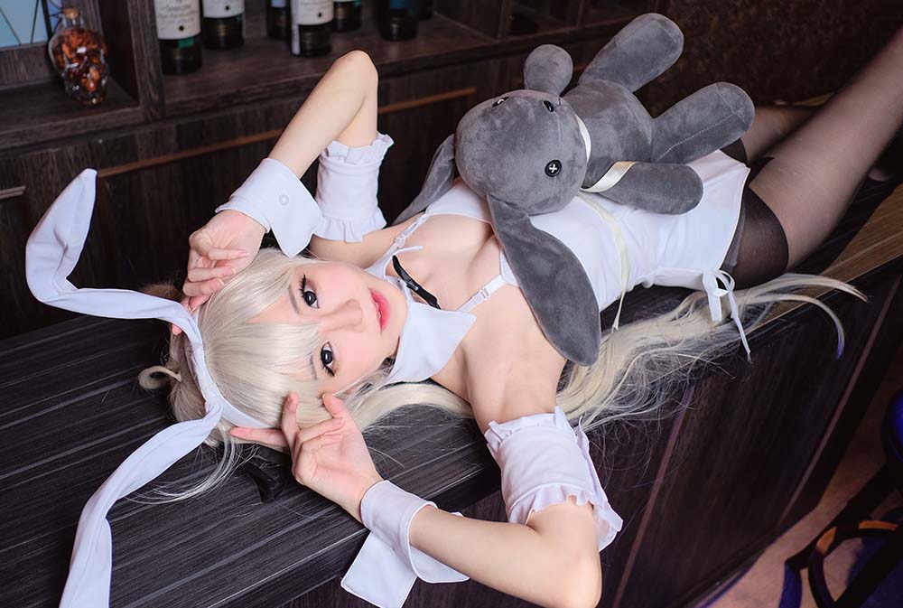 Sally Dorasnow – Sora Kasugano Bunny Suit Cosplay-第2张