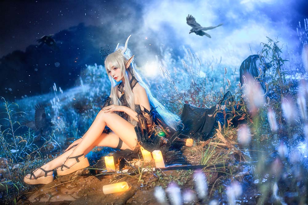 仙九Airi – 闪灵静谧午夜 Cosplay-第2张