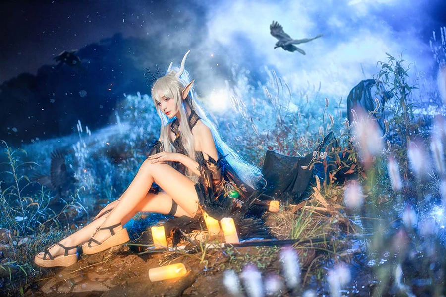 仙九Airi – 闪灵静谧午夜 Cosplay-第2张