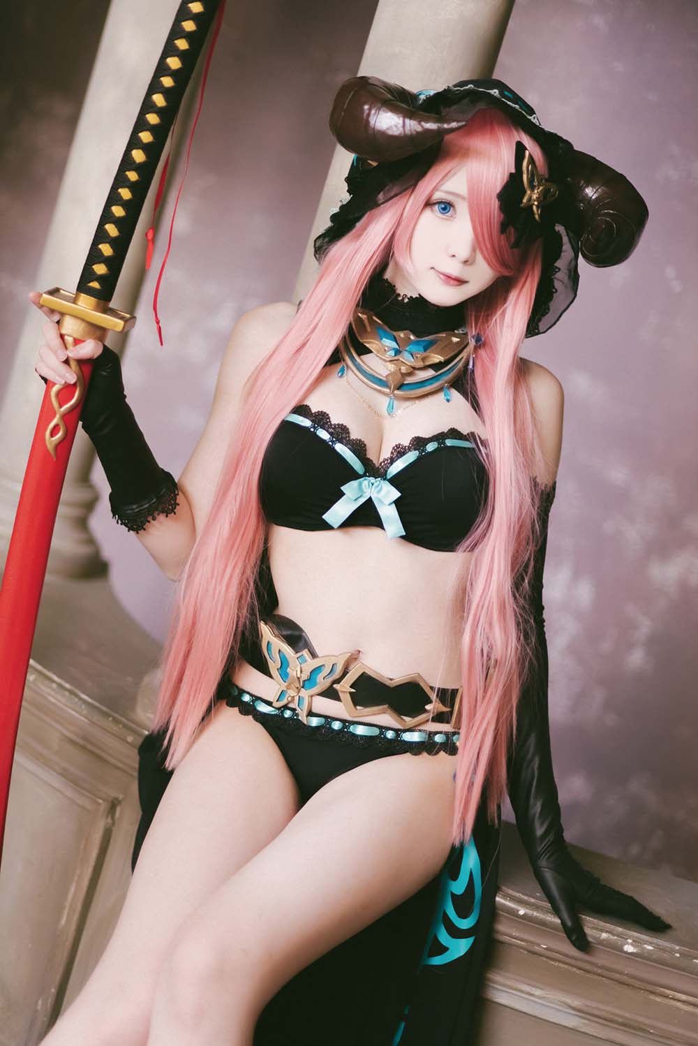 霜月shimo – 碧蓝幻想 娜尔梅亚 Cosplay-第1张