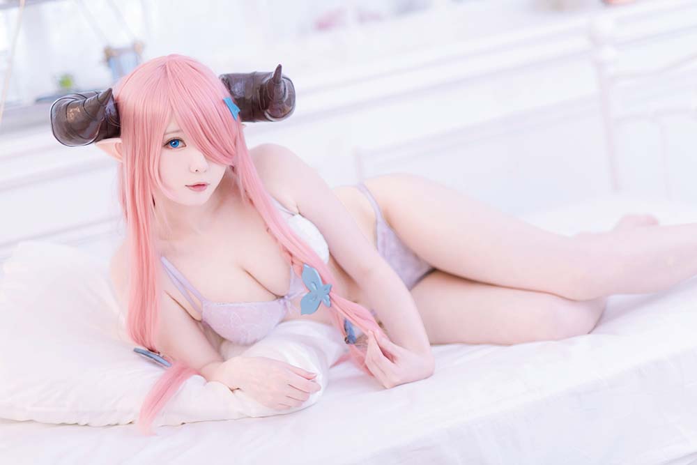 霜月shimo – 碧蓝幻想 娜尔梅亚 Cosplay-第2张