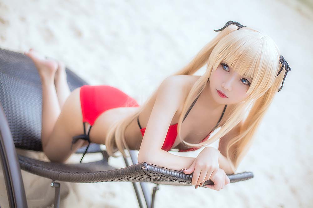鬼畜瑶在不在w – 泳装魔女 Cosplay-第1张