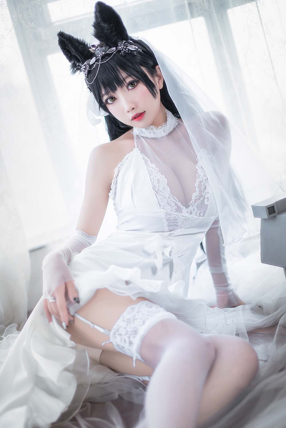 鬼畜瑶在不在w – 爱宕花嫁 Cosplay-第2张