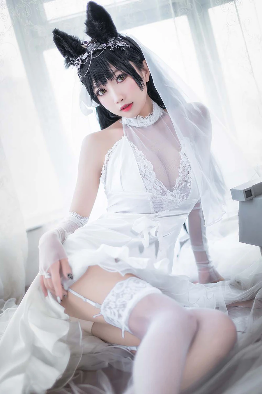 鬼畜瑶在不在w – 爱宕花嫁 Cosplay-第2张