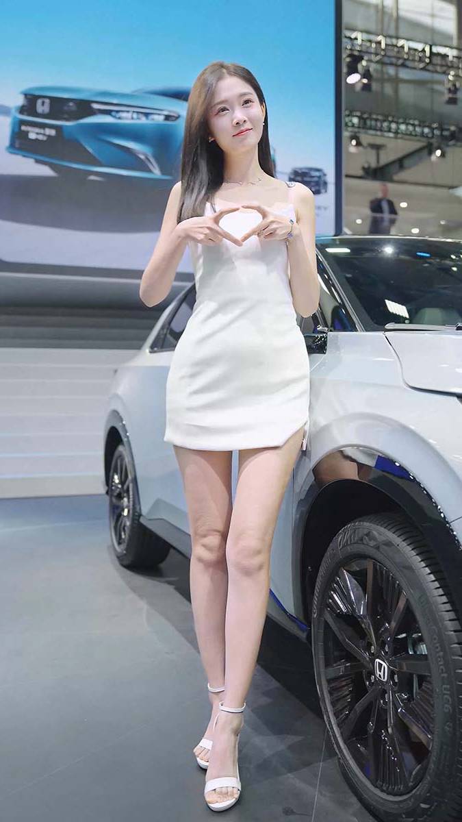 2023 广州车展 Racing Model HONDA车模 01 街拍-第1张