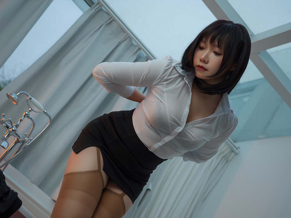 麻花麻花酱 – 秘书 Cosplay-第2张
