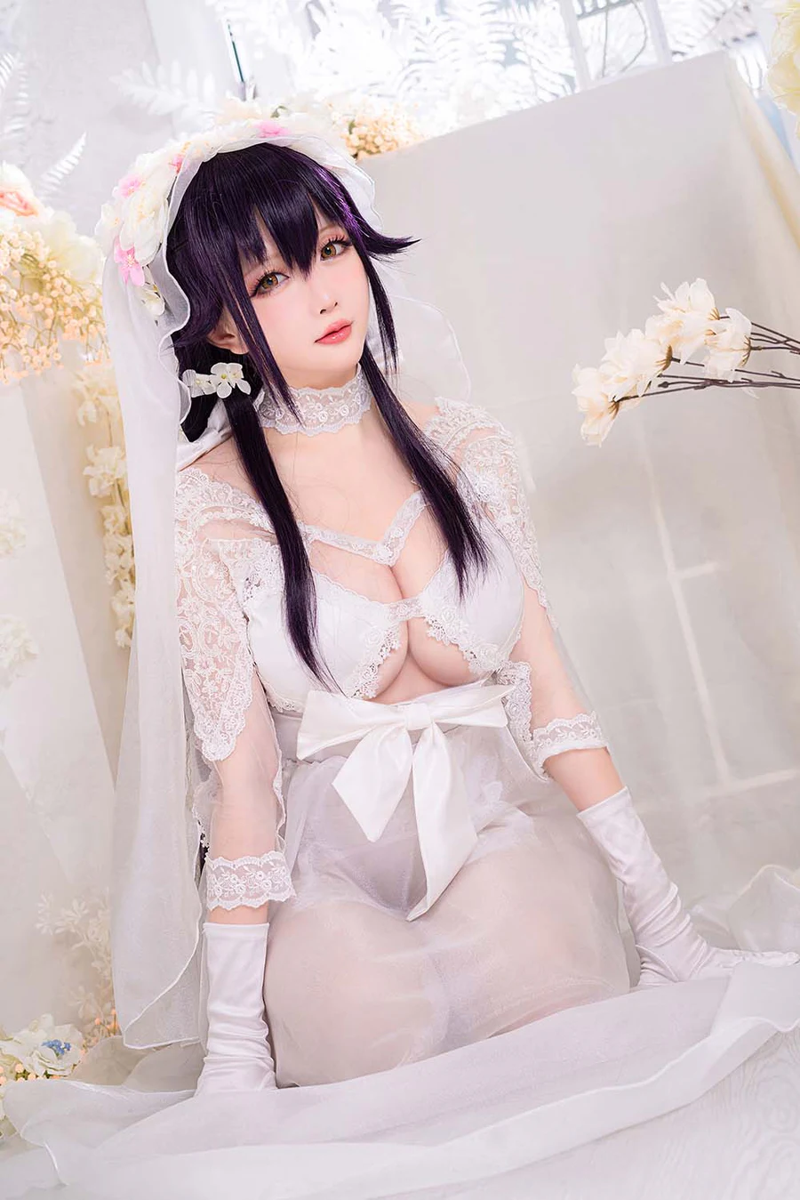 星之迟迟 – 纯白と漆黑《吾妻》 Cosplay-第1张