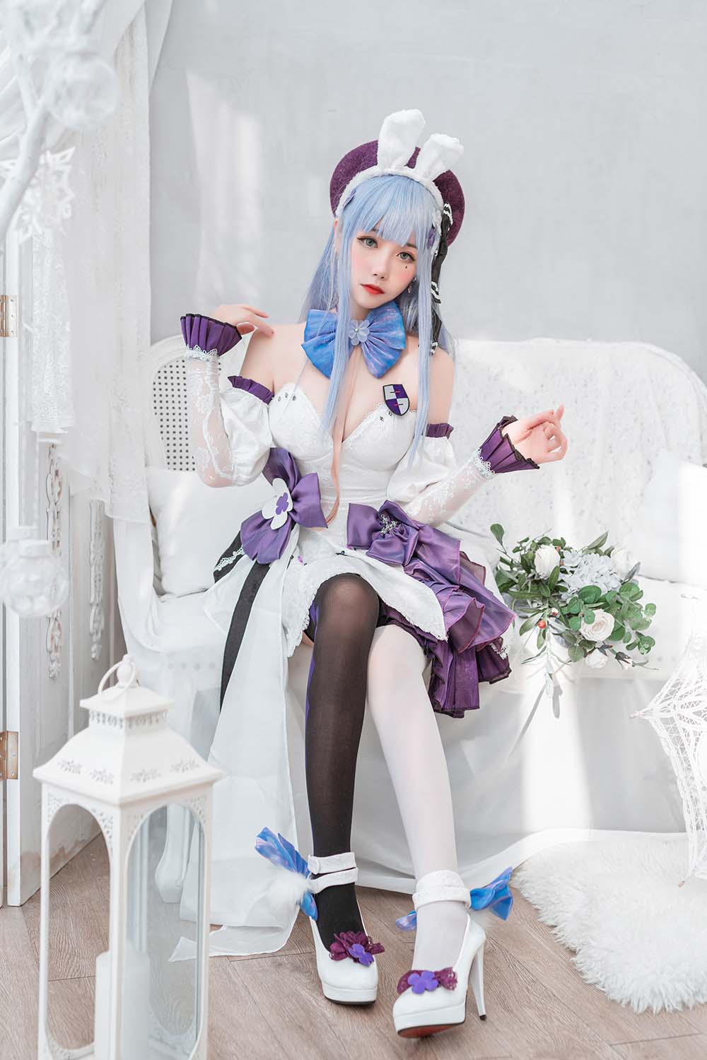 Momoko葵葵 – HK416 Cosplay-第1张