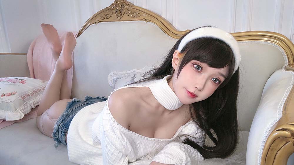 阿包也是兔娘 – 纯欲女友 Cosplay-第2张