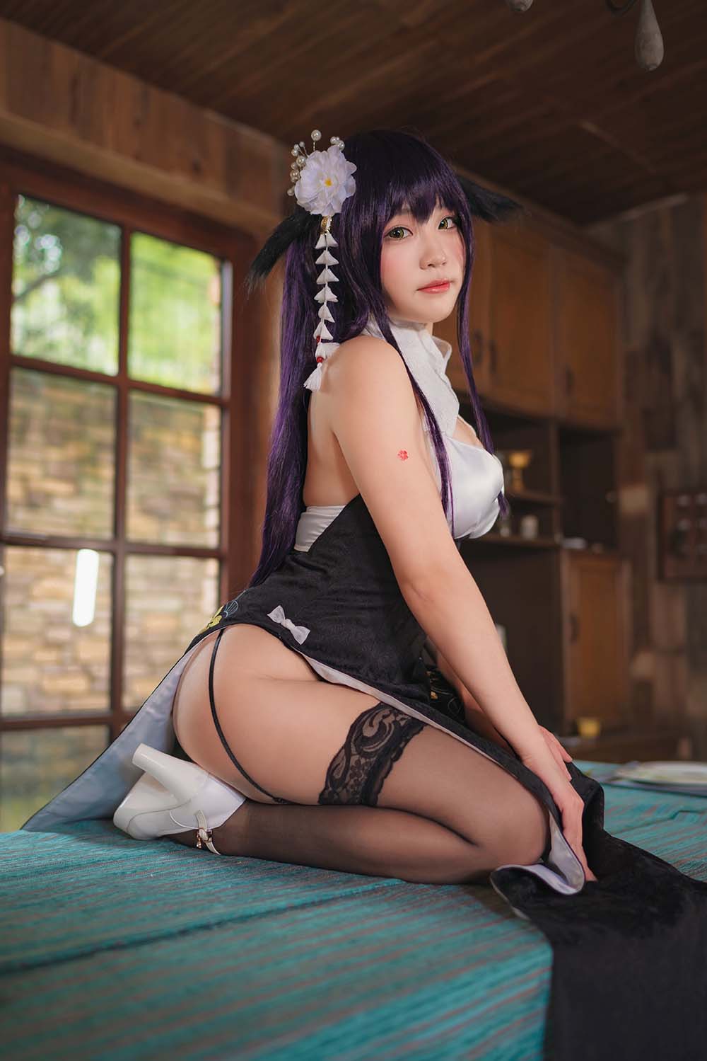 Mime弥美 – 碧蓝航线 吾妻 旗袍 Cosplay-第1张