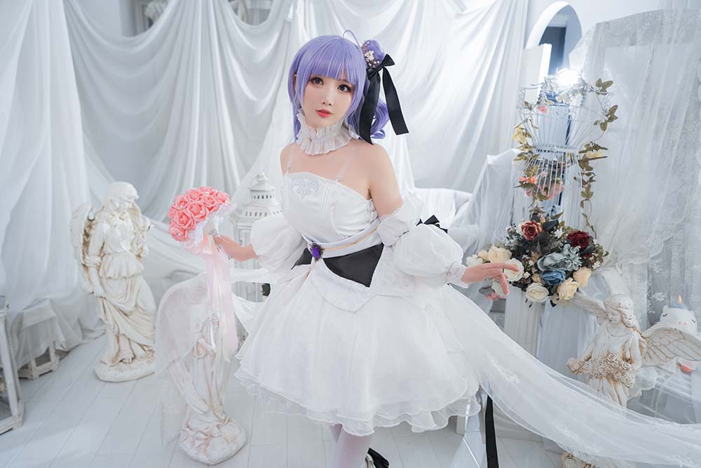 面饼仙儿 – 独角兽婚纱 Cosplay-第1张