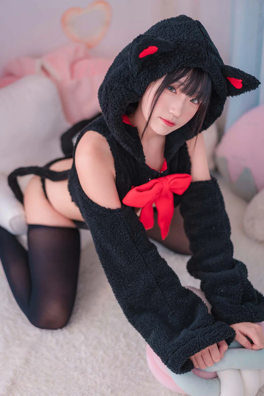 Mime弥美 – 黑猫～咪咪～ Cosplay-第1张