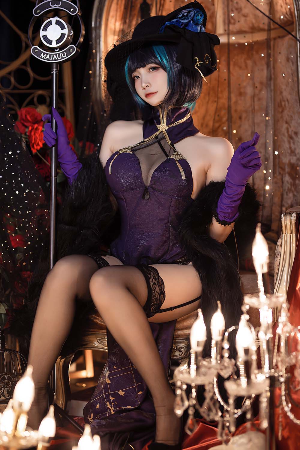 二佐Nisa – 柴郡 音乐绚烂 Cosplay-第1张