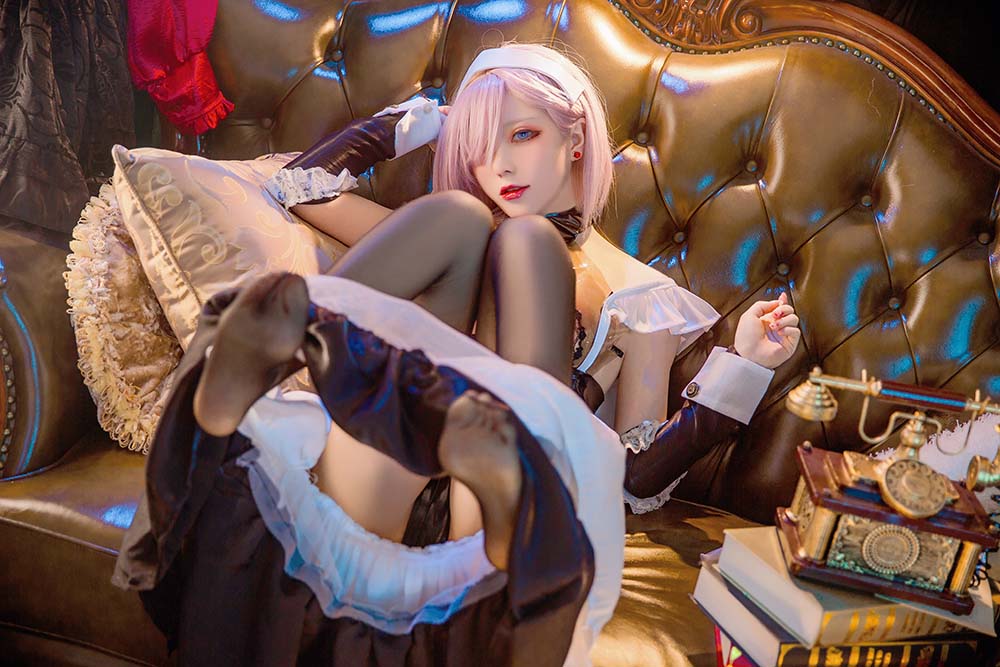 起司块wii – 宫本武藏 女仆 Cosplay-第1张