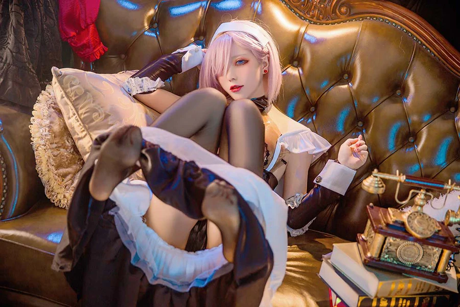 起司块wii – 宫本武藏 女仆 Cosplay-第1张