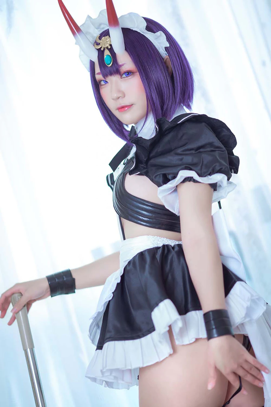Mime弥美 – 酒呑童子女仆 Cosplay-第1张