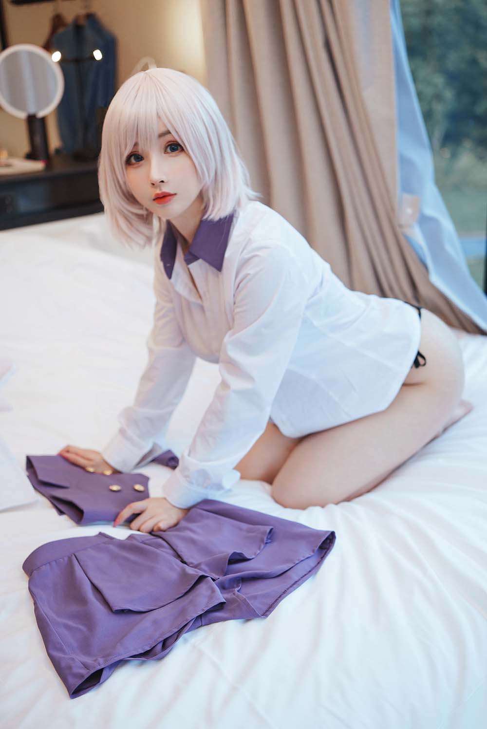 rioko凉凉子 – 电光机王 貉 Cosplay-第1张