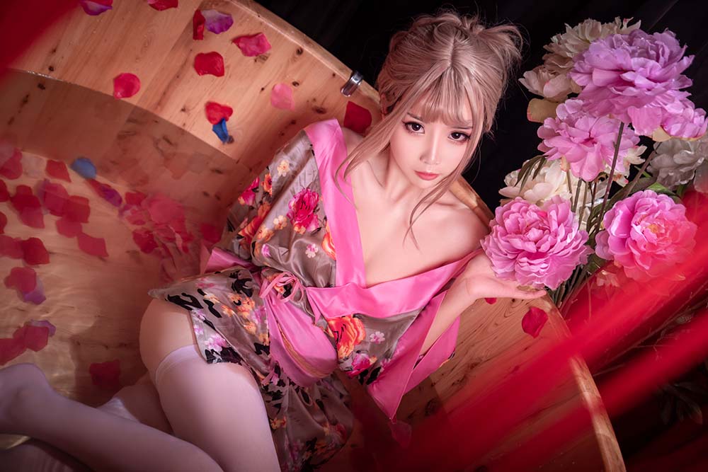 面饼仙儿 – 浴缸花香 Cosplay-第1张