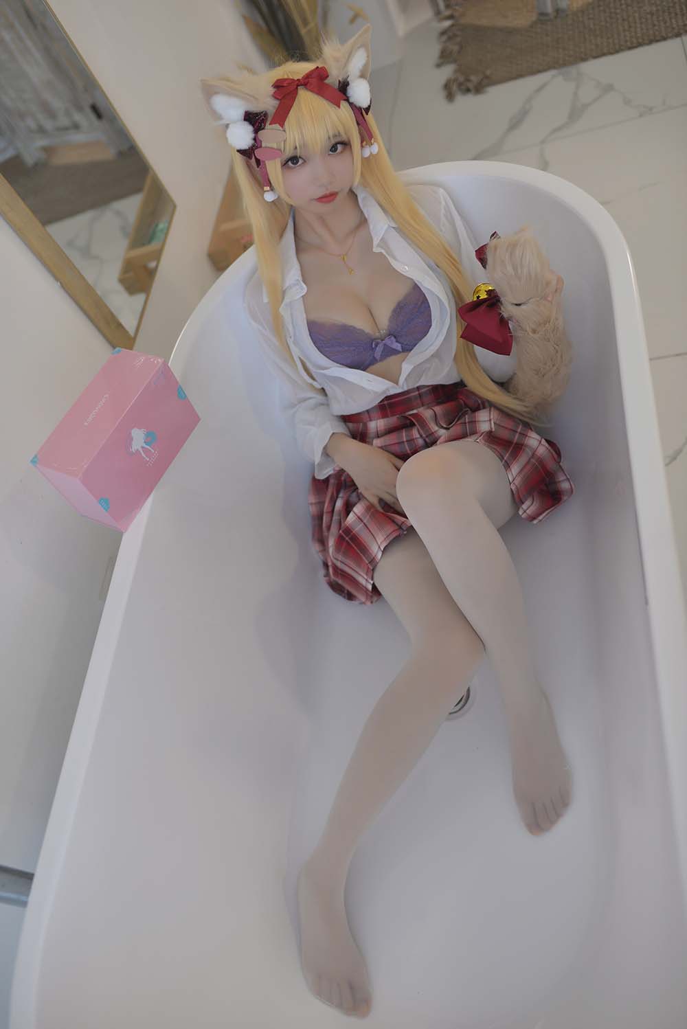雪琪 – 千岛酱猫耳 Cosplay-第1张
