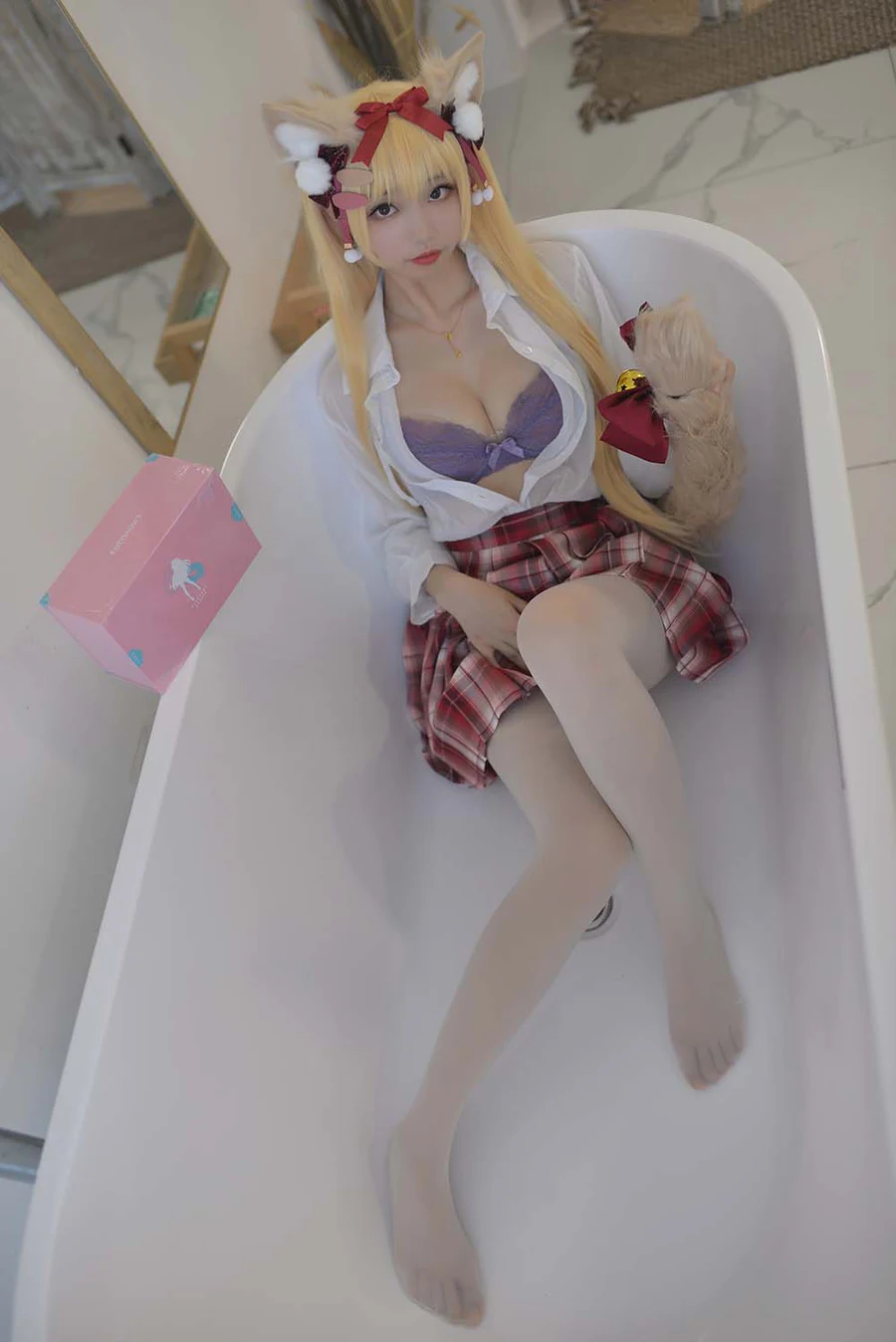 雪琪 – 千岛酱猫耳 Cosplay-第1张