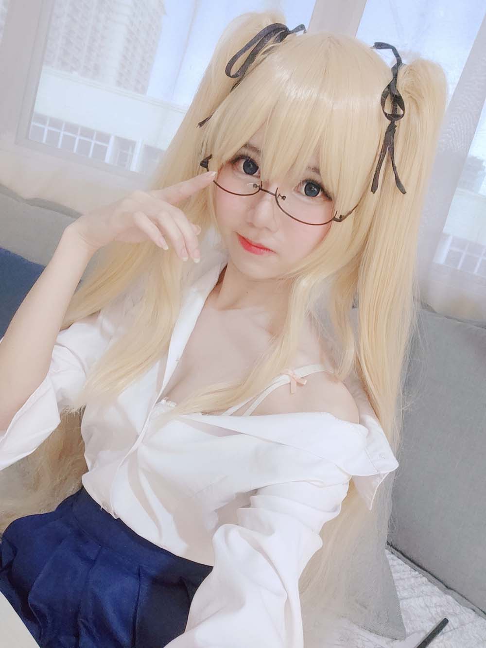 Sally Dorasnow – Eriri School Girl Cosplay-第2张