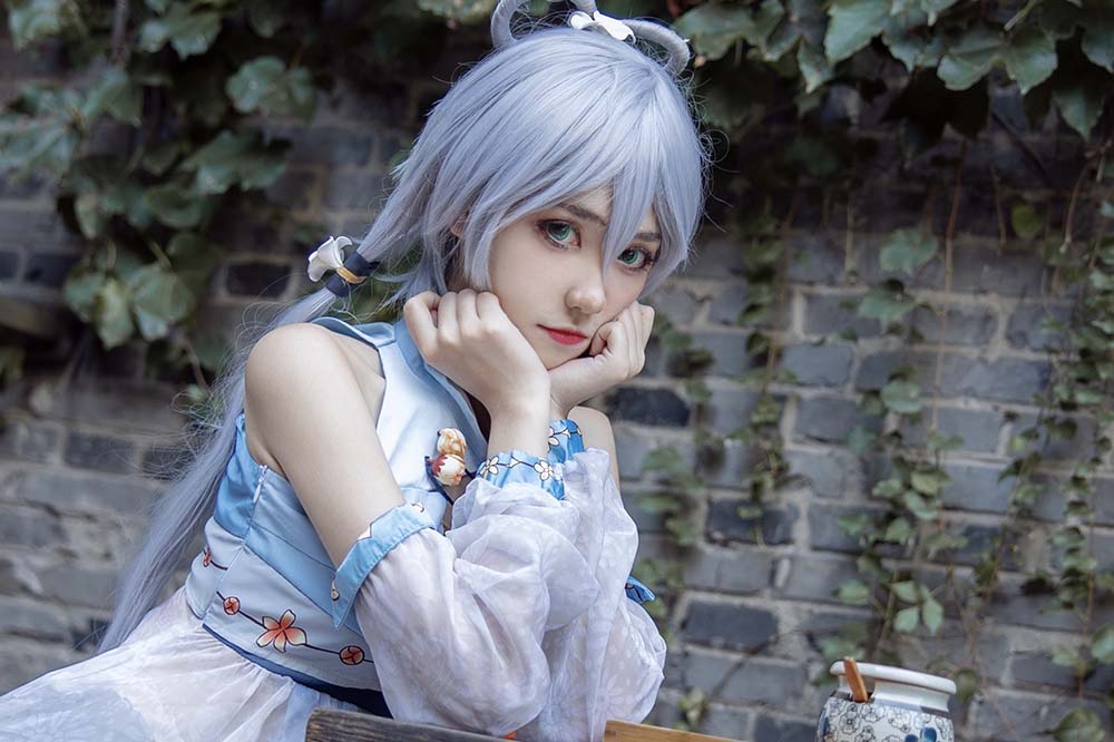 南桃Momoko – 洛天依花语嫣然 Cosplay-第1张