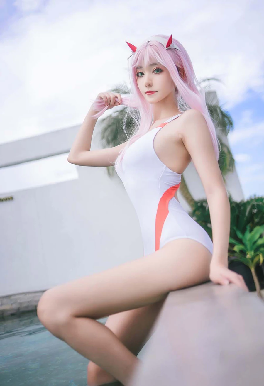 南桃Momoko – 连体泳衣 Cosplay-第2张