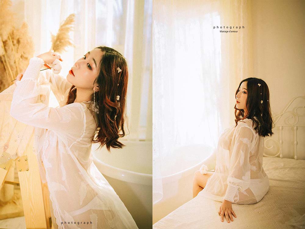 穆零Mu0 – 白色 Cosplay-第1张