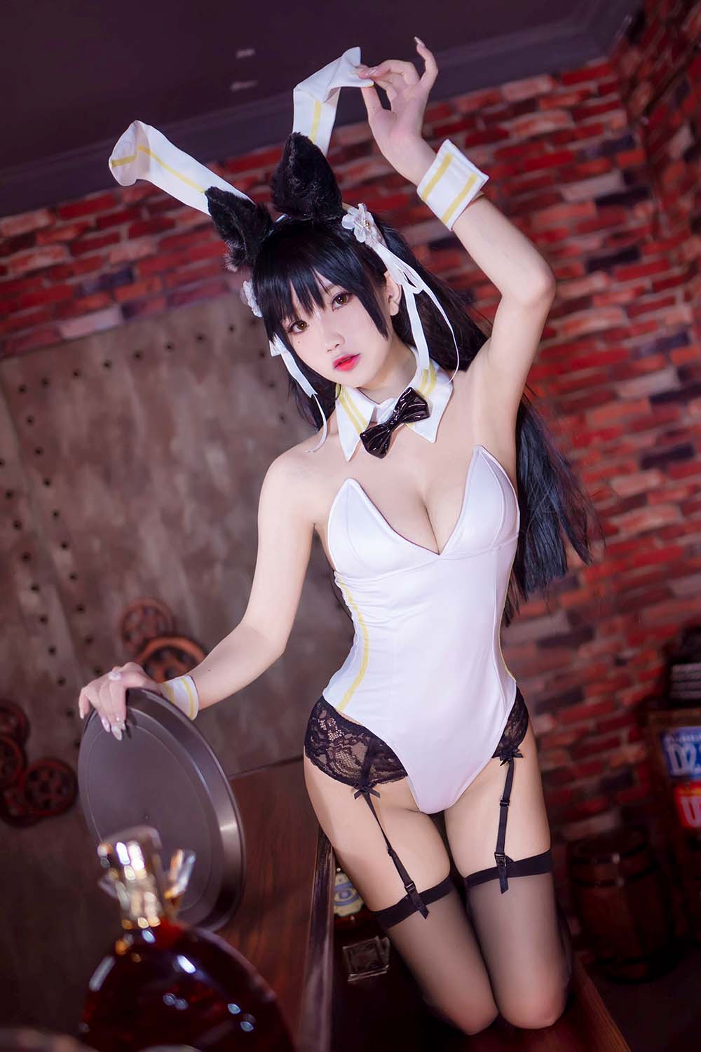 鬼畜瑶在不在w – 酒吧兔女郎 Cosplay-第1张