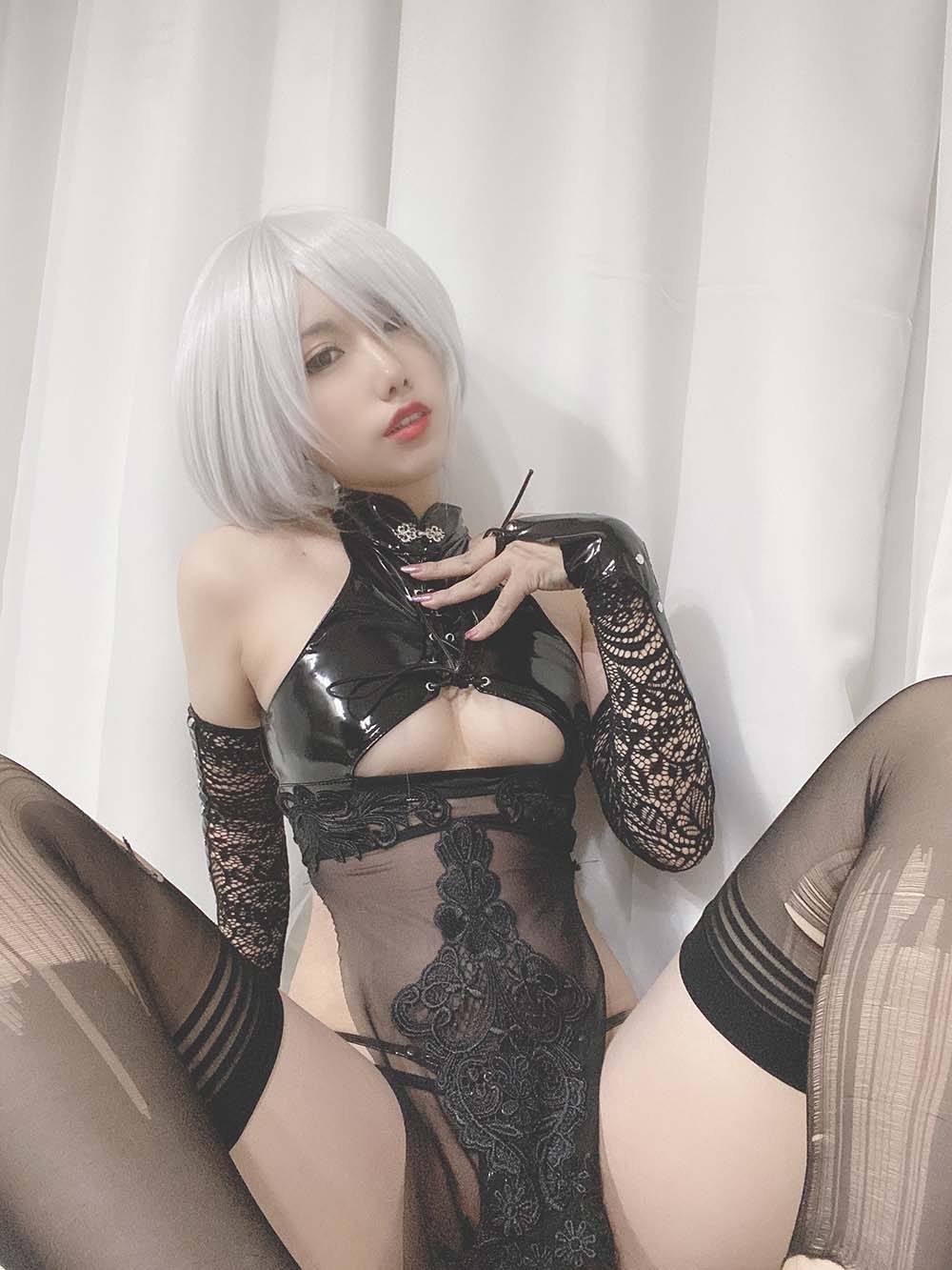 一北亦北 – 2B旗袍自拍 Cosplay-第1张