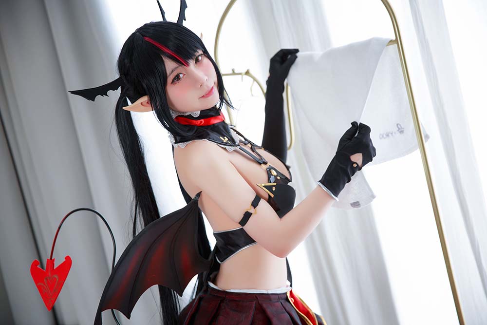G44不会受伤 – 萝蓓莉雅 魅魔 Cosplay-第1张