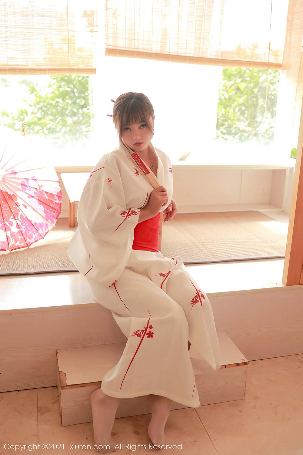 [Xiuren秀人网]2021.11.04 NO.4165 日式和服 奈沐子 Xiuren秀人网-第1张