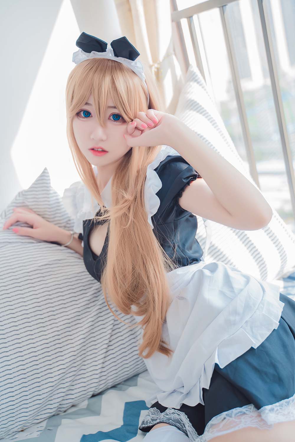猫君君MaoJun – 猫猫的女仆装 Cosplay-第1张