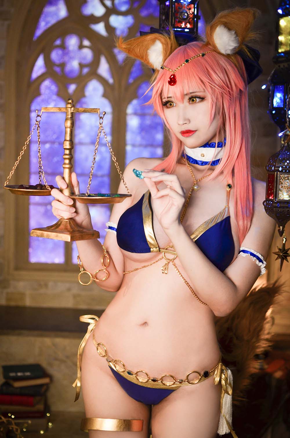 Coser萱-KaYa – 玉藻前 舞娘Ver Cosplay-第1张