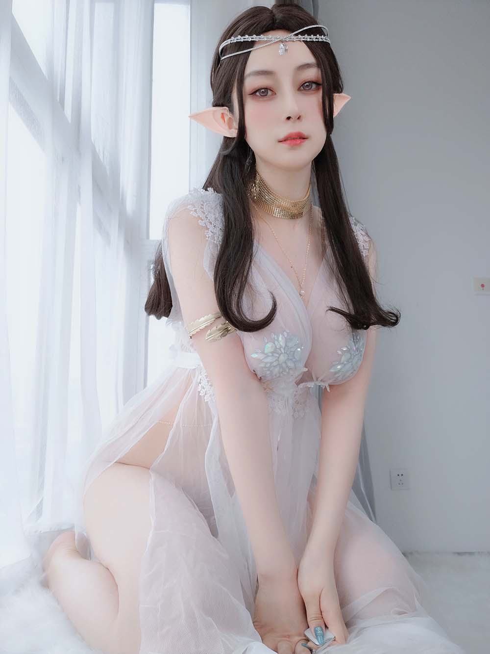 白银 – 精灵宝石内衣 Cosplay-第1张