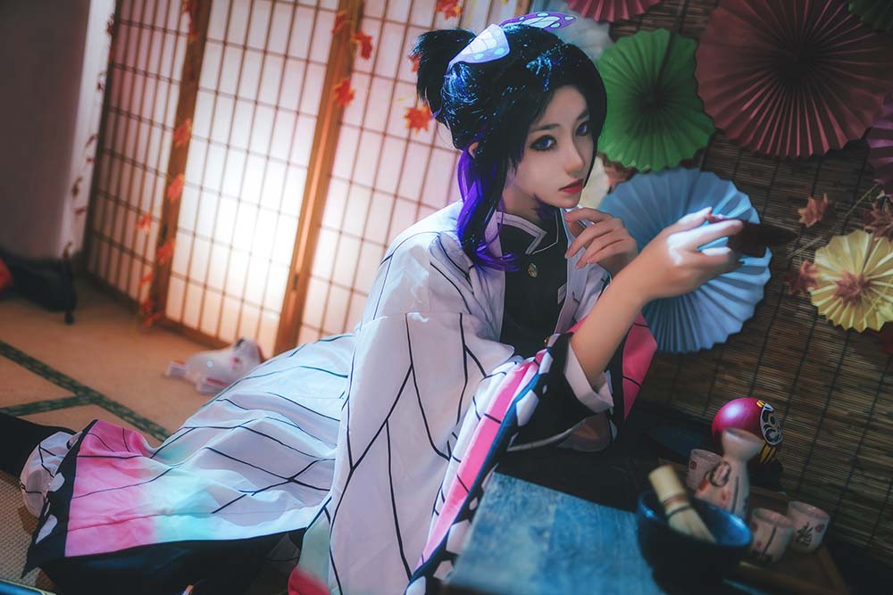 南桃Momoko – 蝴蝶忍队服 Cosplay-第2张