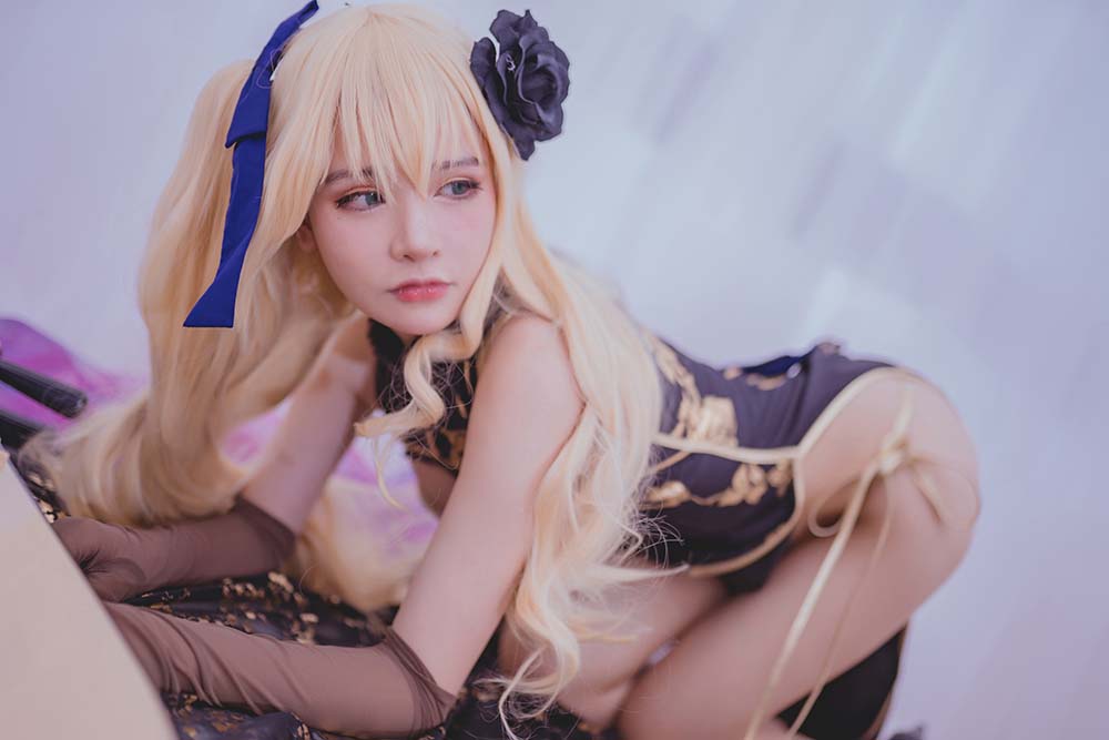 前羽_rr – 幻想 金莲 Cosplay-第2张