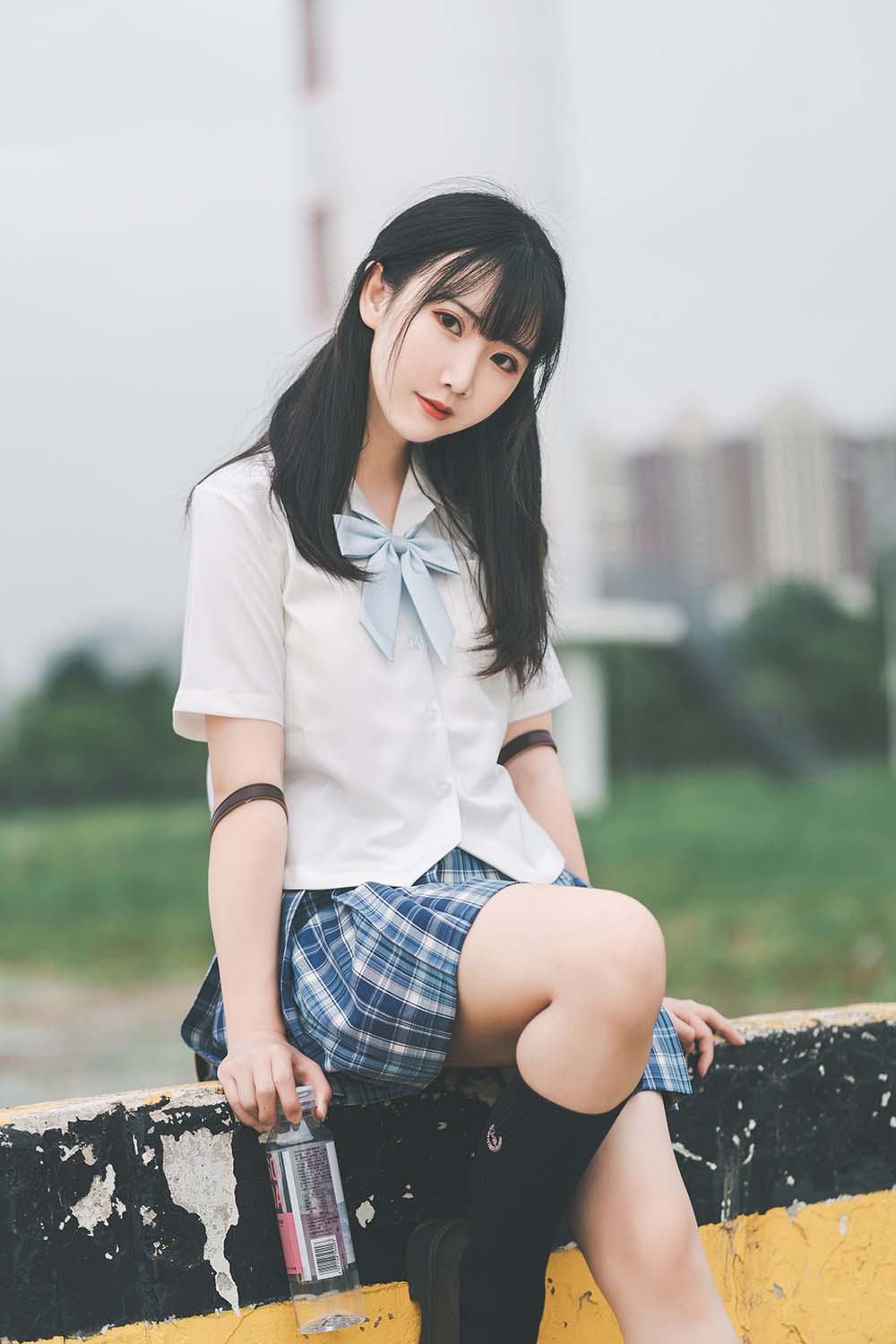 面饼仙儿 – 沙雕JK Cosplay-第1张