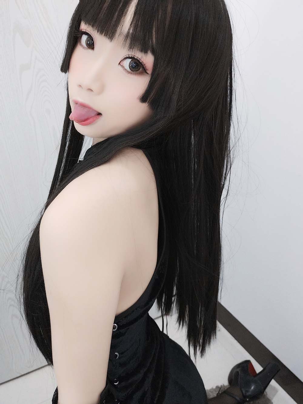 鬼畜瑶在不在w – 黑色旗袍 Cosplay-第2张