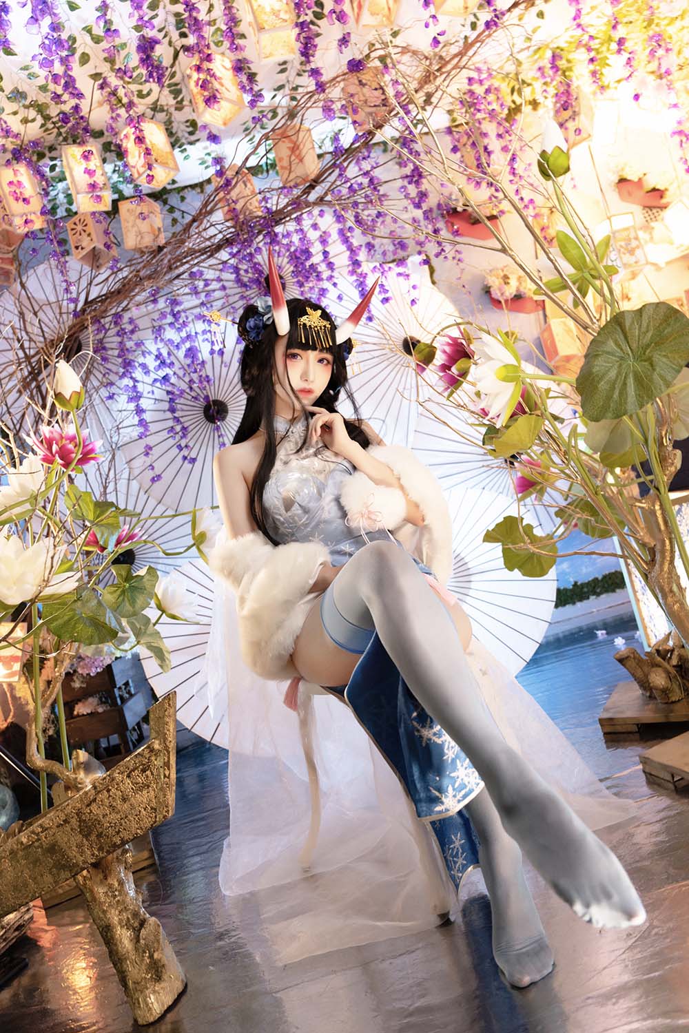 Shika小鹿鹿 – 能代旗袍 Cosplay-第1张