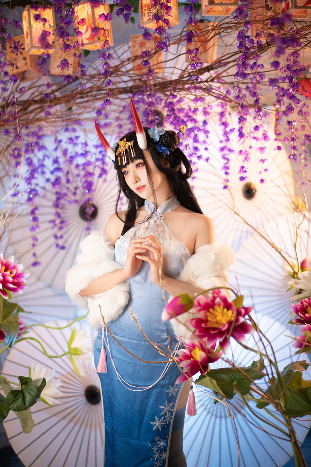 Shika小鹿鹿 – 能代旗袍 Cosplay-第2张