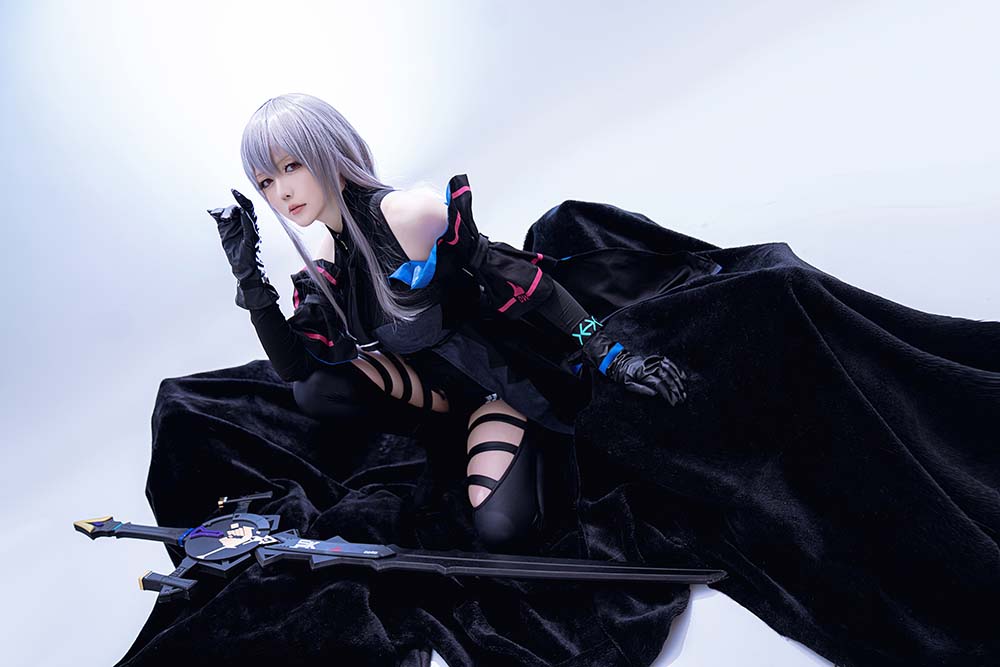 星之迟迟 – 斯卡蒂 Cosplay-第1张