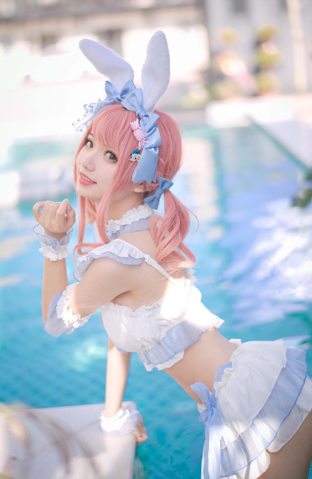 花柒Hana – 夏日甜芯 泳装 Cosplay-第1张